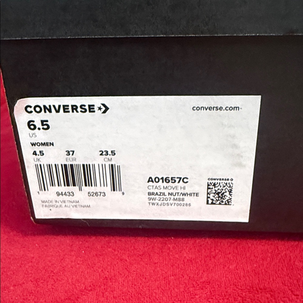 Converse Chuck Taylor Platform High Top Sneakers - Brown & White - Picture 2 of 5